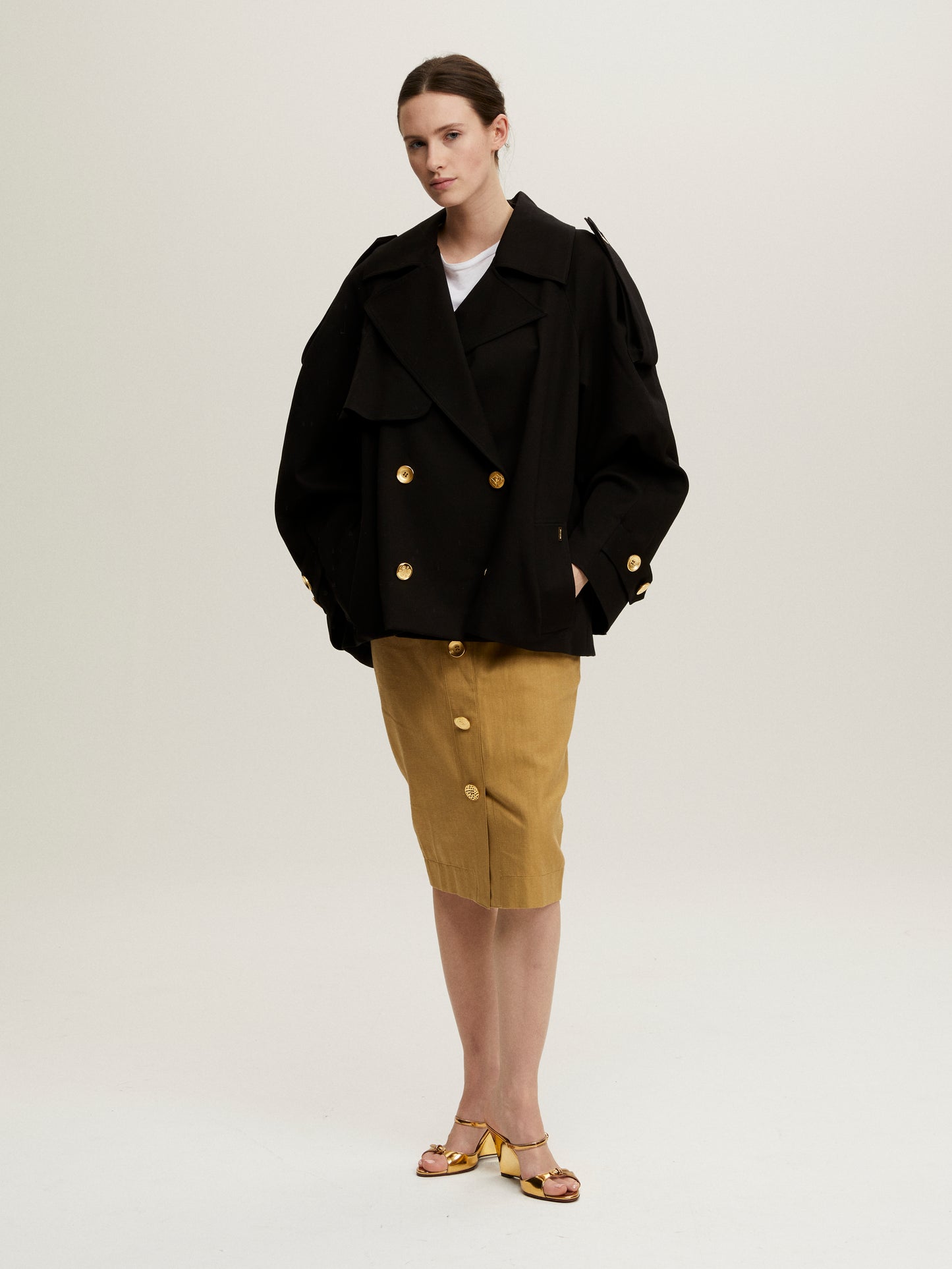 TRENCH GABI NOIR