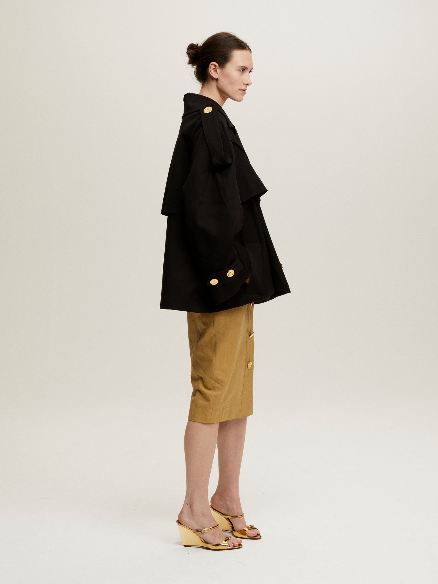 TRENCH GABI NOIR