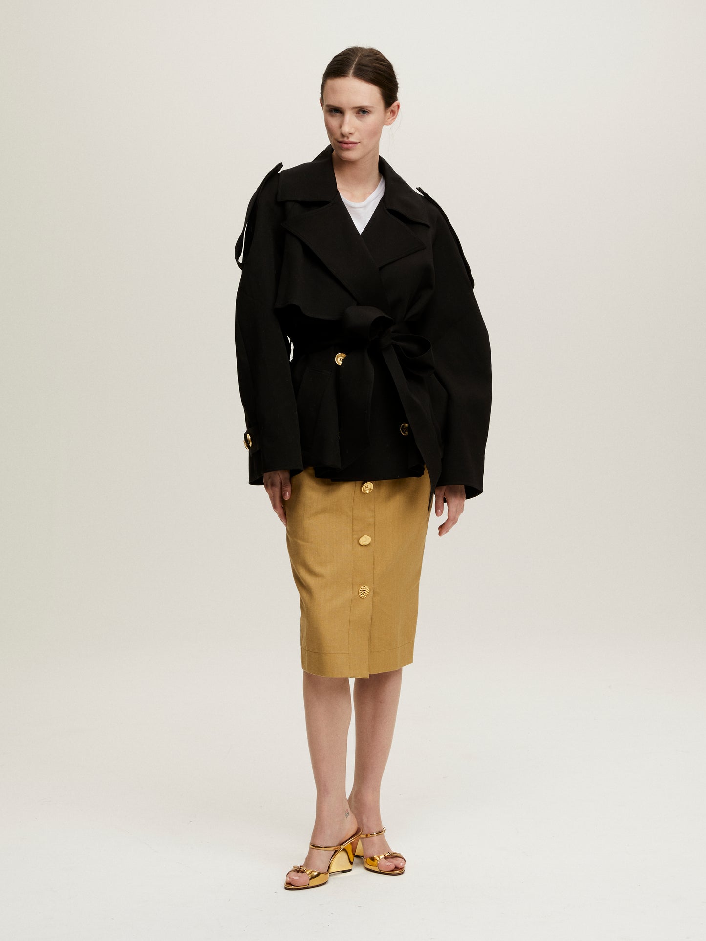 TRENCH GABI NOIR