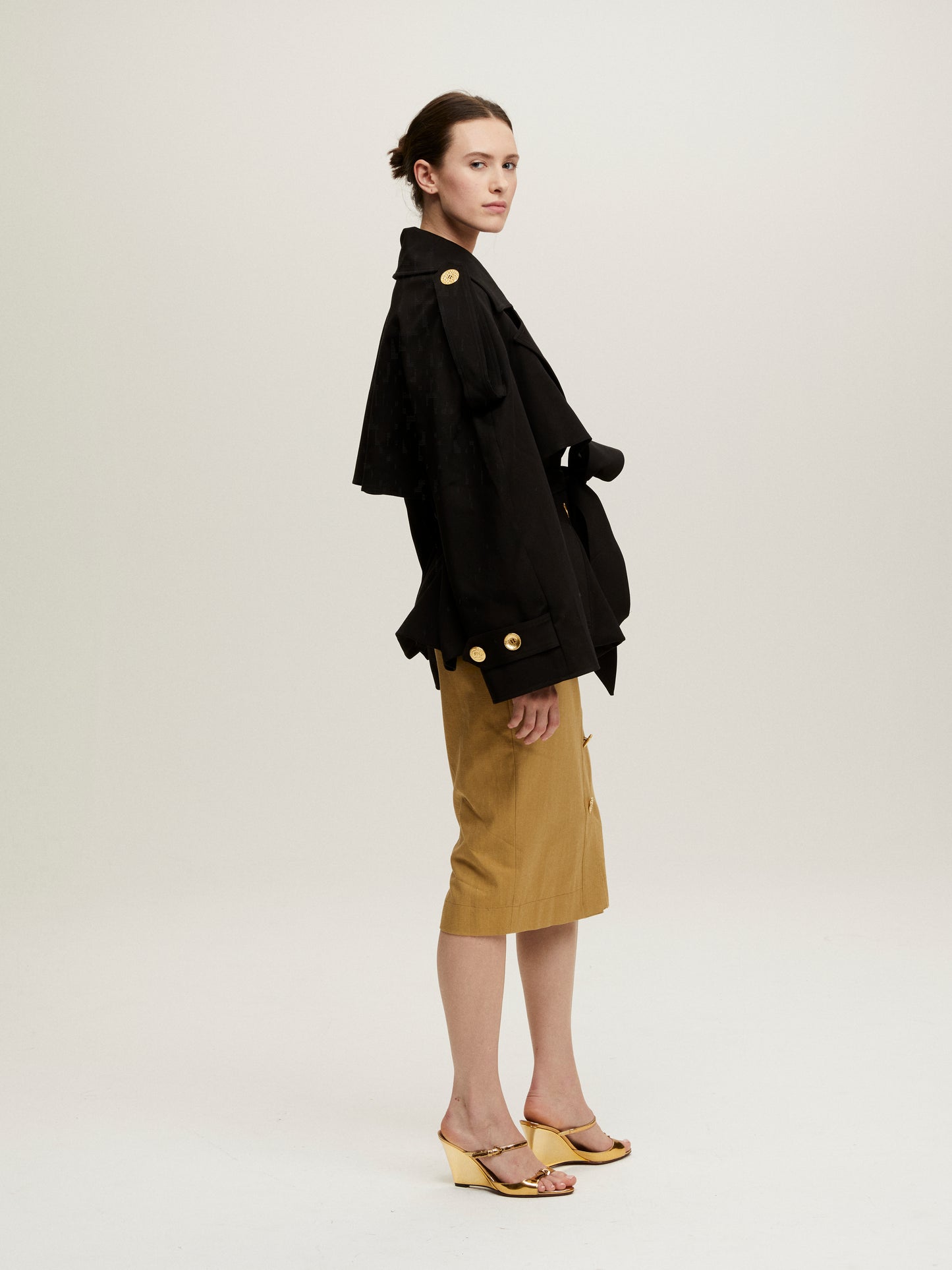 TRENCH GABI NOIR