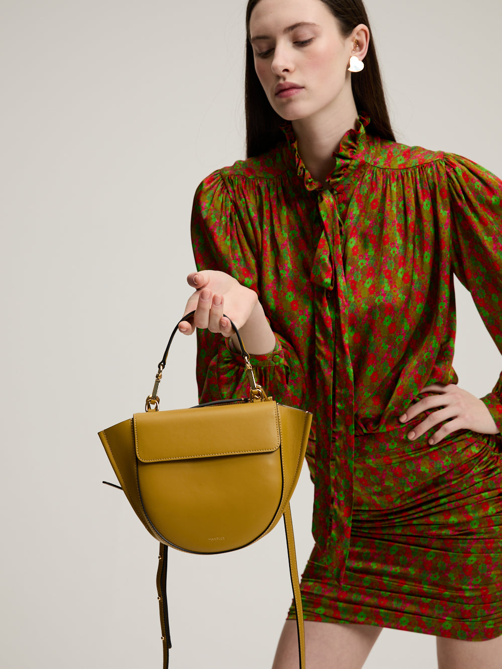 MINI BAG HYDRANGEA SAFFRON