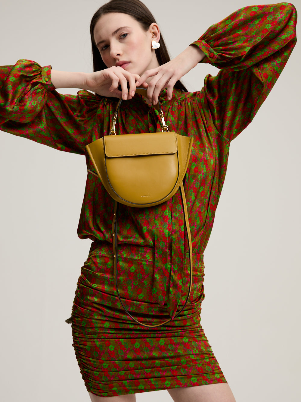 MINI BAG HYDRANGEA SAFFRON