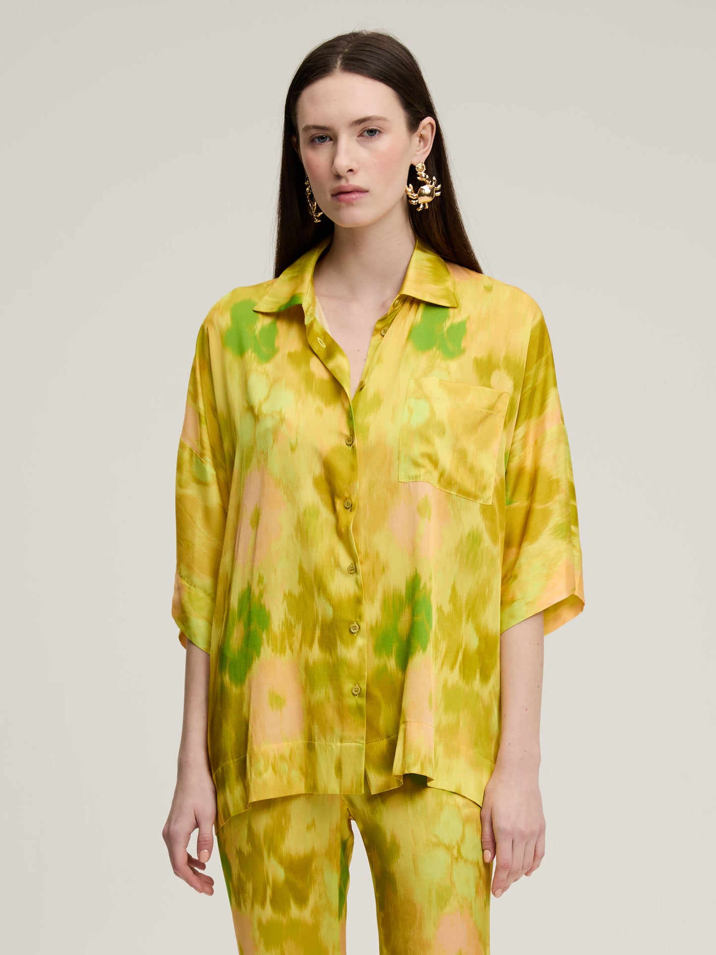 ZAOUA YELLOW FLORAL SHIRT