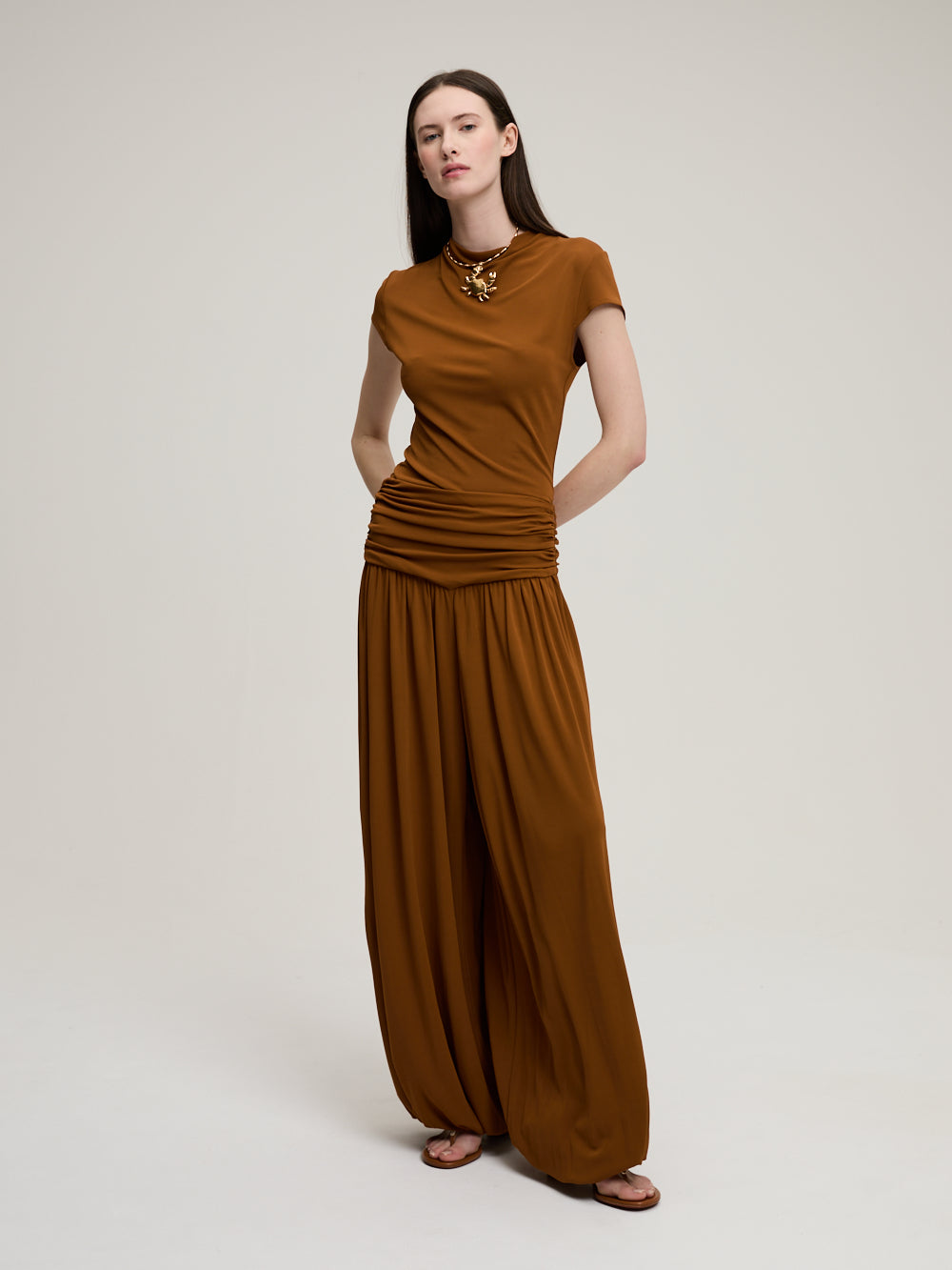 PANTALON NORA WALNUT