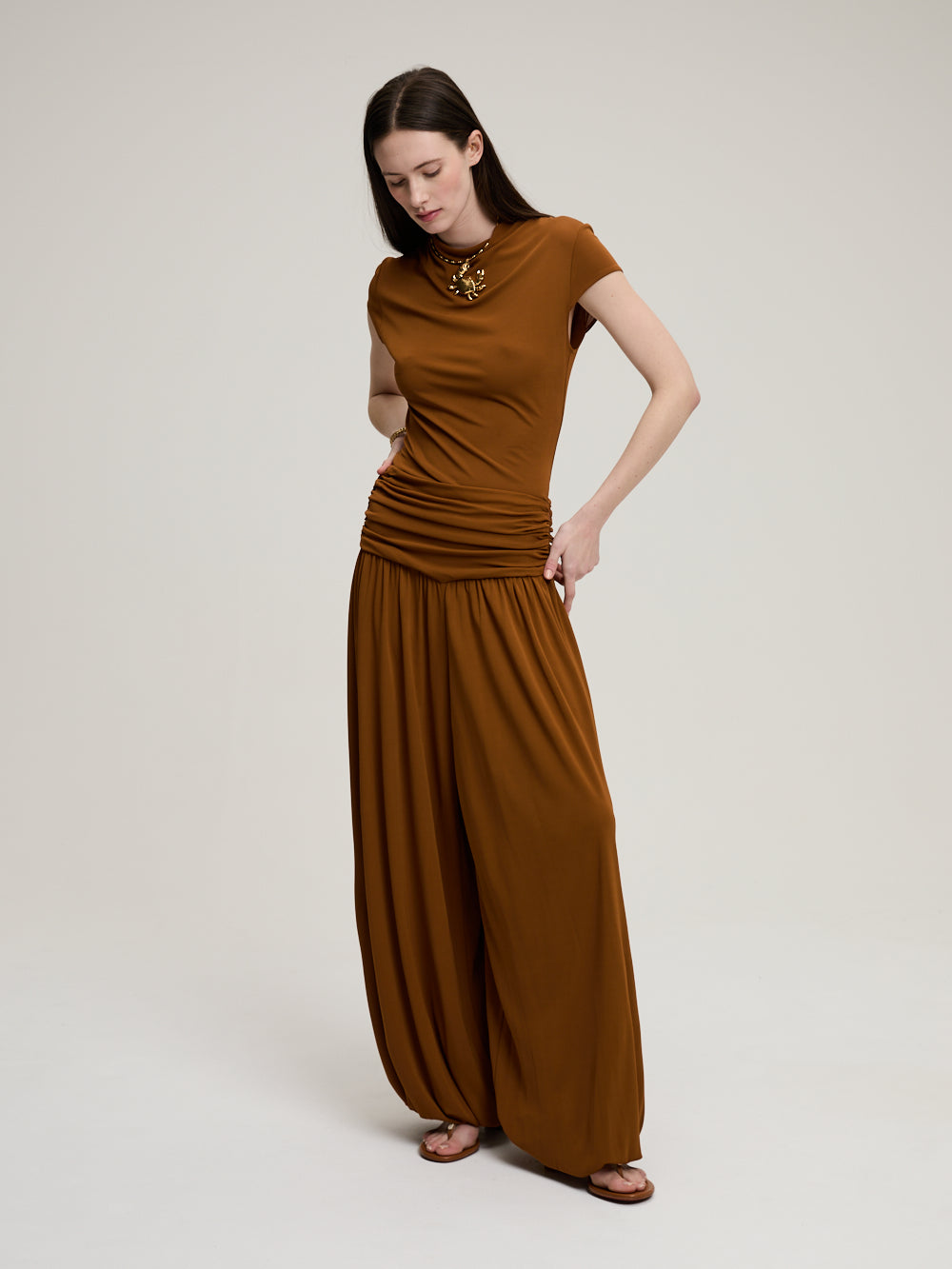 PANTALON NORA WALNUT