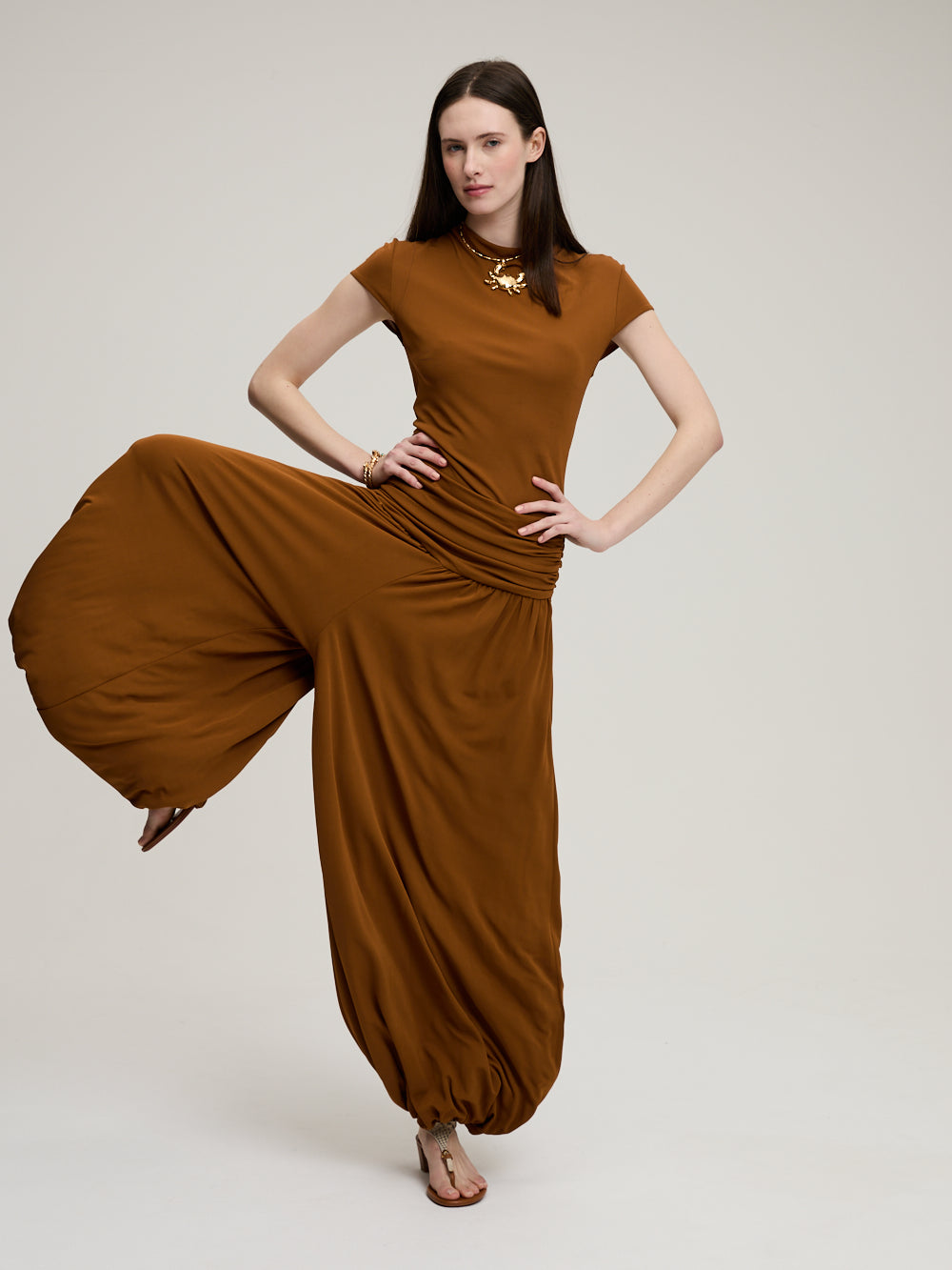 PANTALON NORA WALNUT