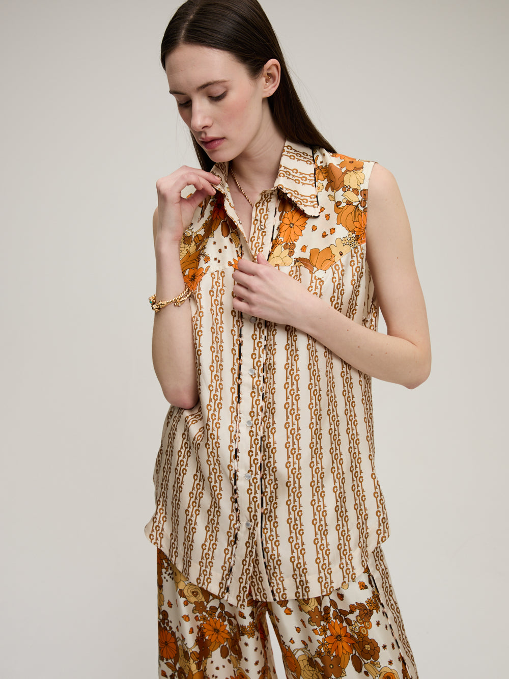 CHEMISE ARIZONA FLOWER POWER