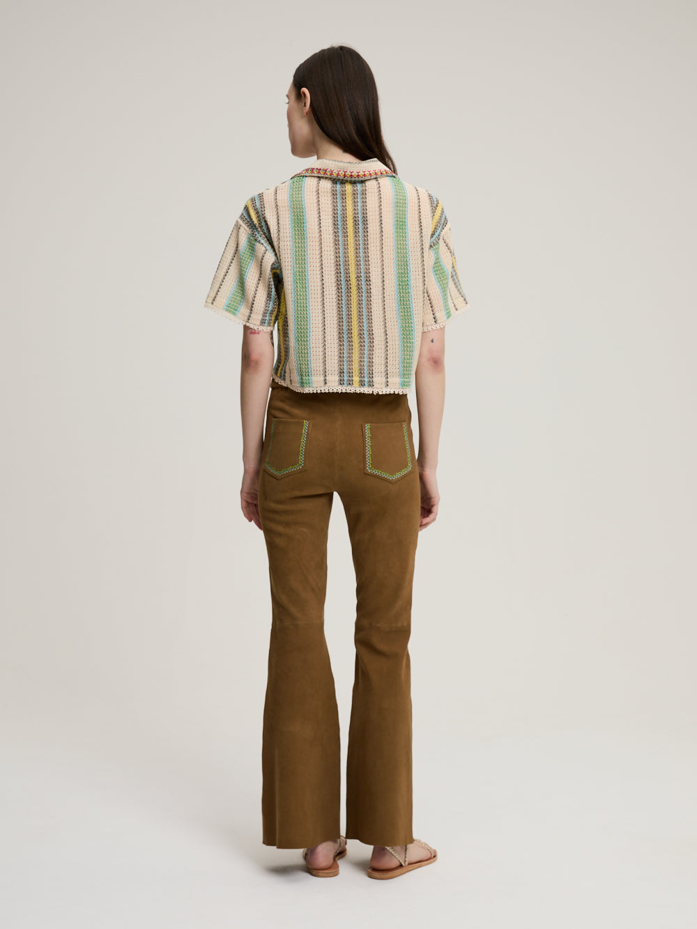 PANTALON WILD SUEDE OLIVE