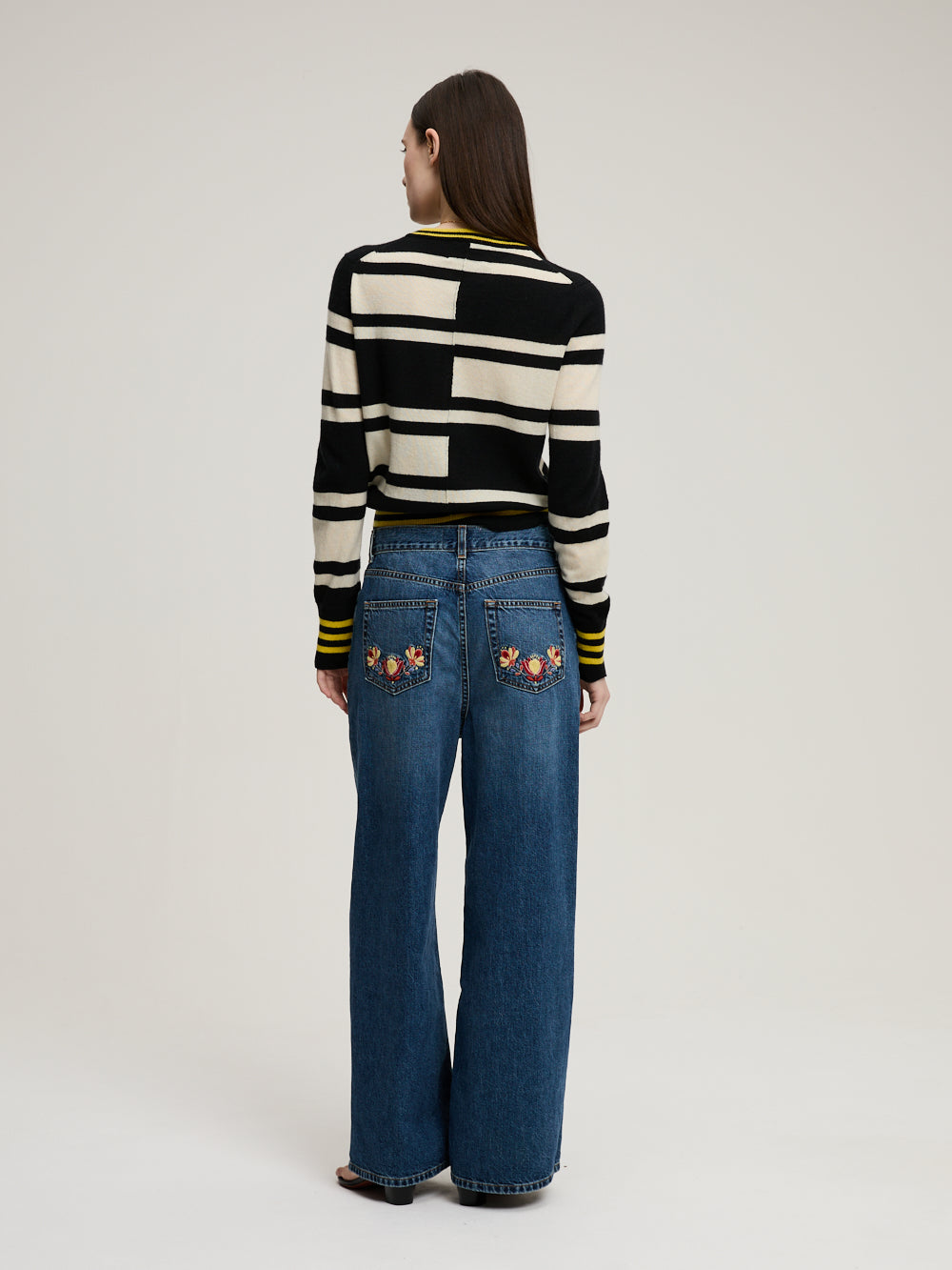 CARDIGAN DÉCALÉ NOIR