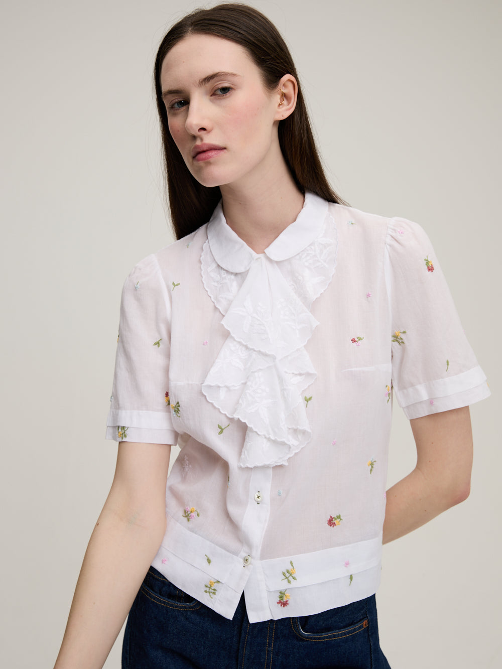 BLOUSE TINA CHIKANKAARI