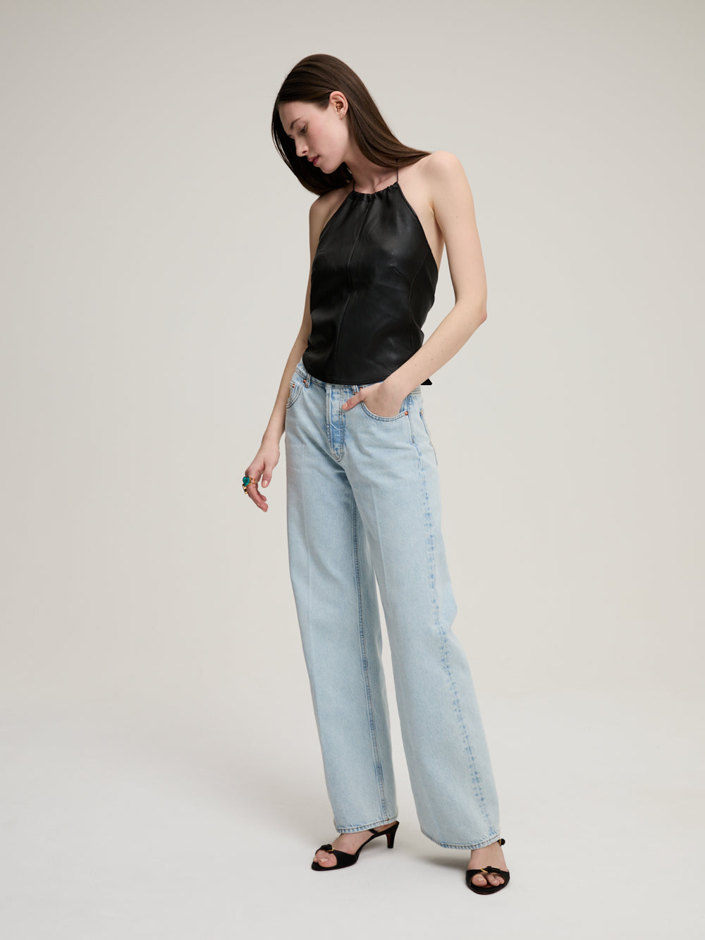 TOP ROSIE BLACK DIP LAMB