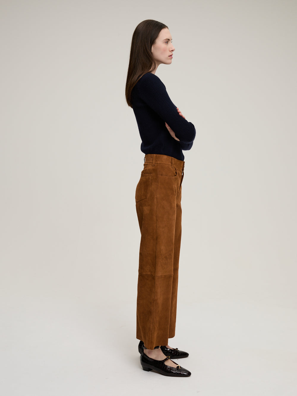 LILOU COYOTTE VELVET TROUSERS