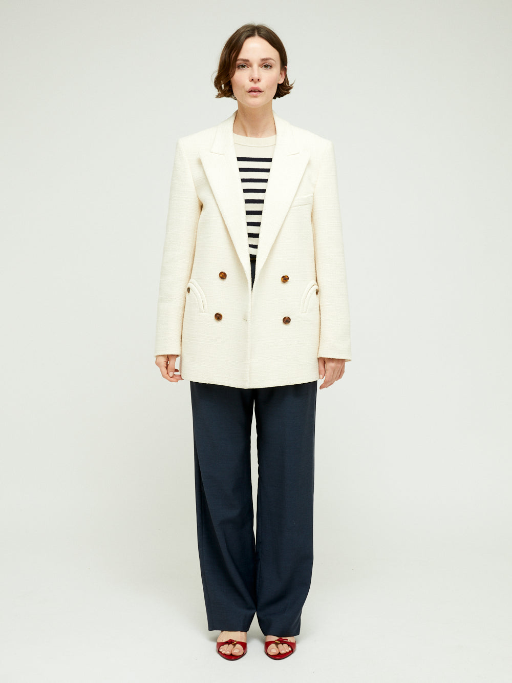 MISSY EVERYNIGHT CREAM BLAZER