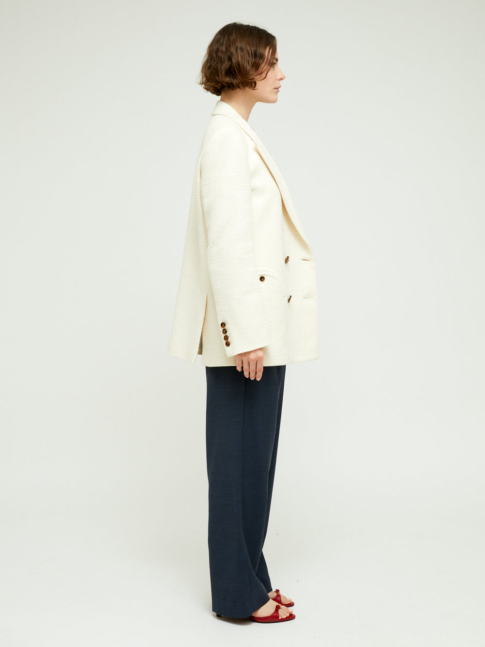 MISSY EVERYNIGHT CREAM BLAZER