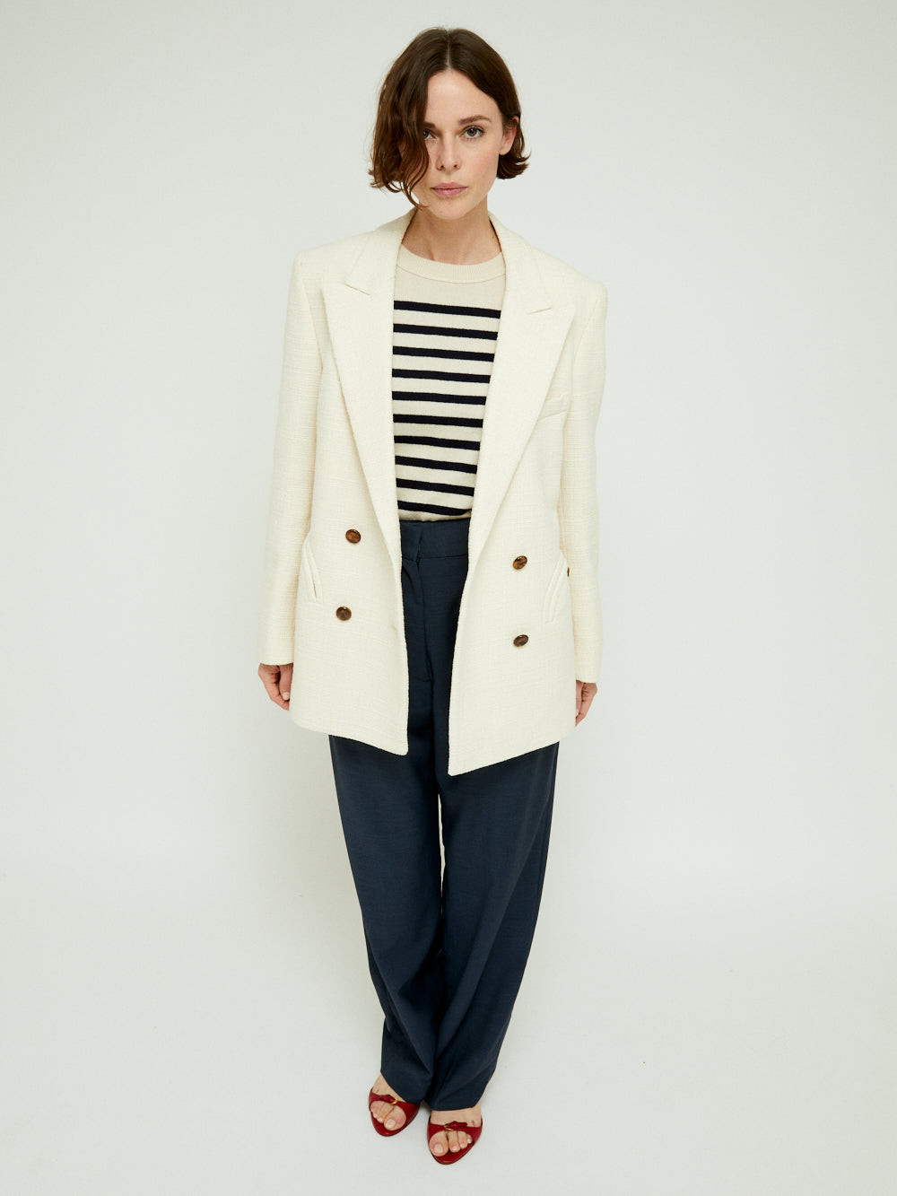 MISSY EVERYNIGHT CREAM BLAZER