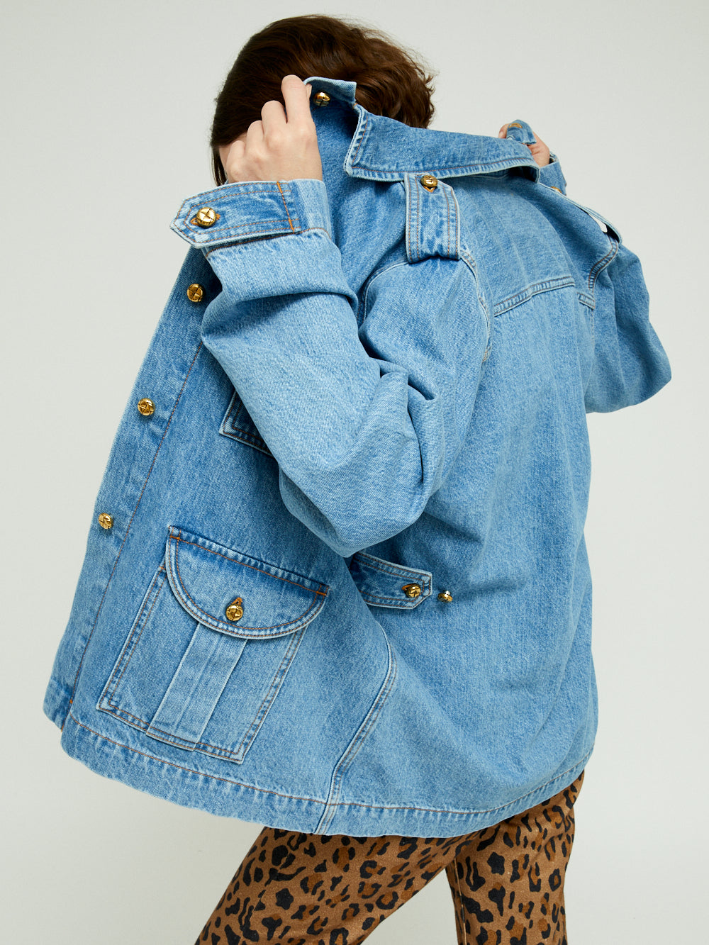 VESTE SAHARIANA EN DENIM NARIIDA MAYA