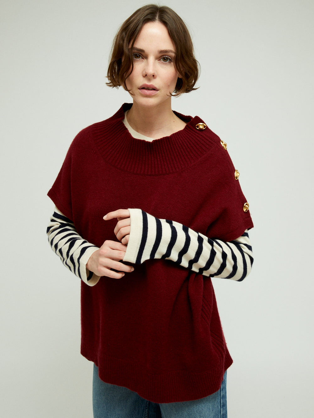 GREGOR VELVET SWEATER