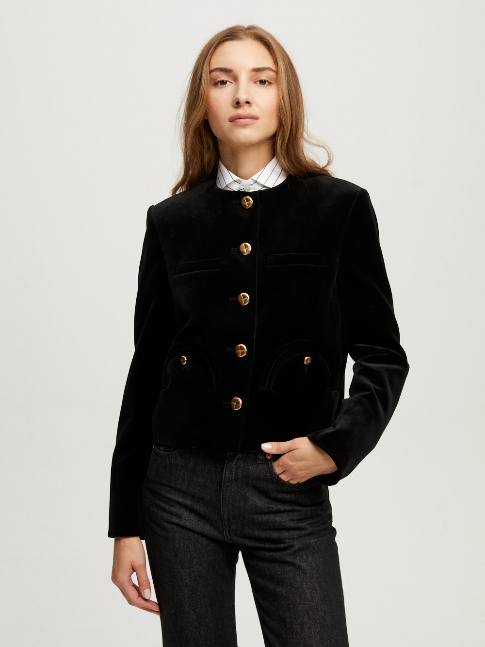 JEALOUSY SHAMO BOLERO BLACK JACKET