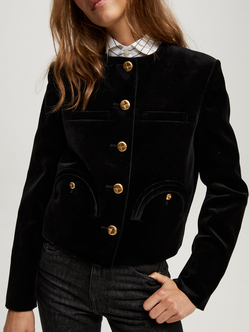 JEALOUSY SHAMO BOLERO BLACK JACKET