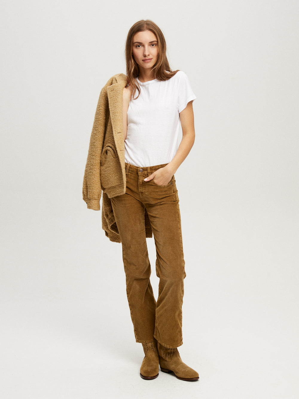 JEAN JOAN KICK FLARE GOLDEN