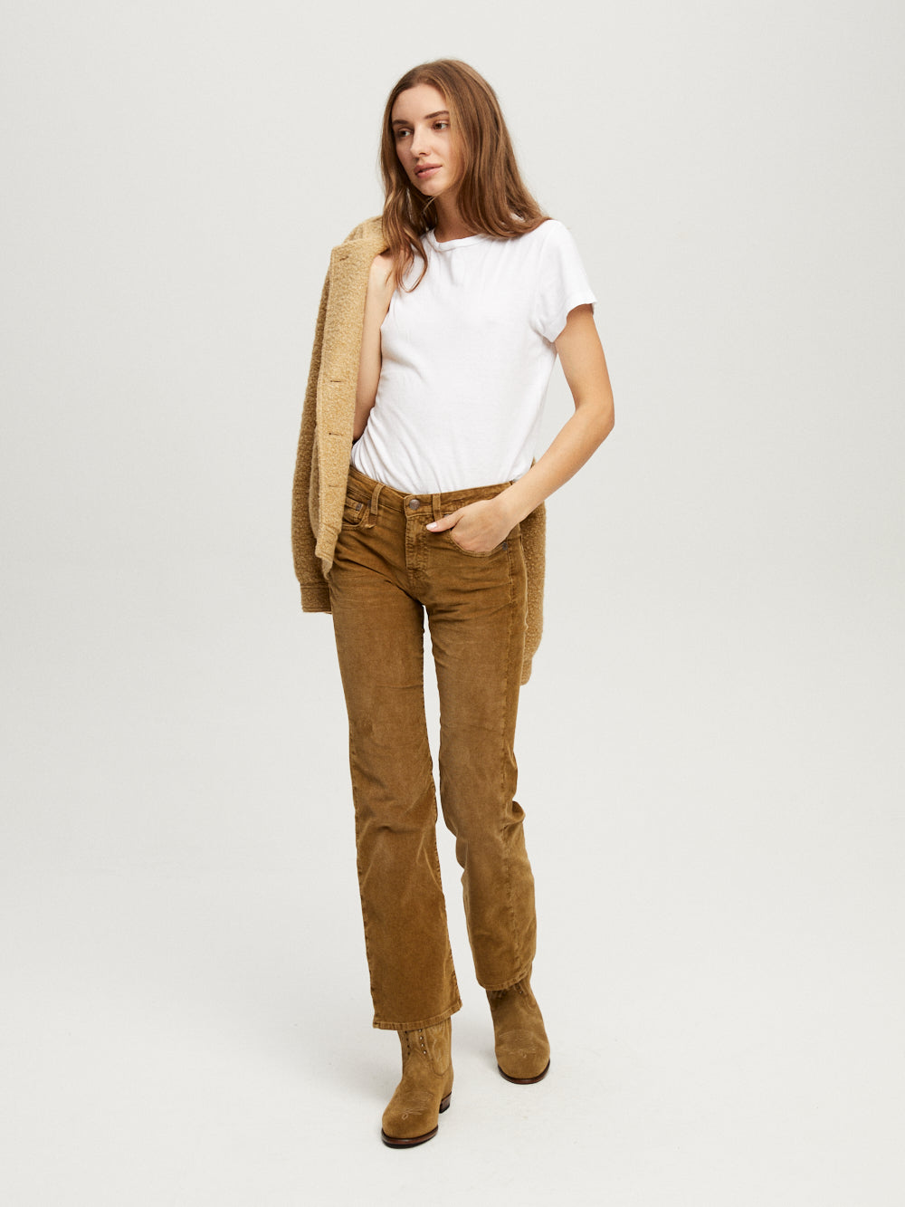 JEAN JOAN KICK FLARE GOLDEN