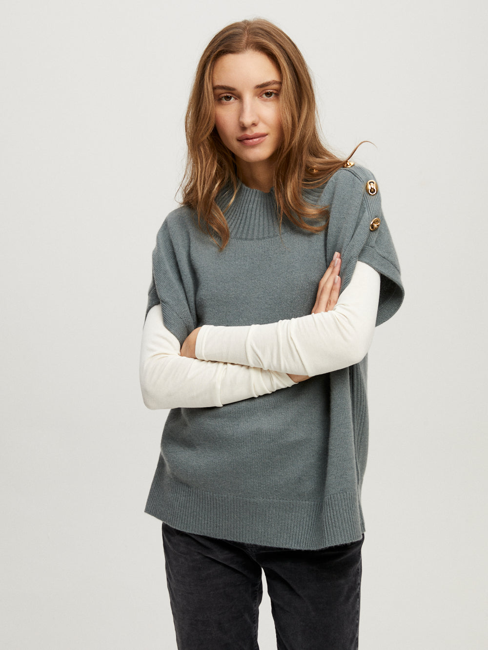 PULL GREGOR BLEU MINERAL