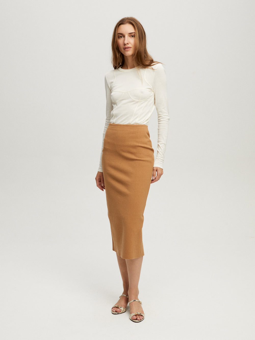 JUPE GEO PETRA BUTTERSCOTCH