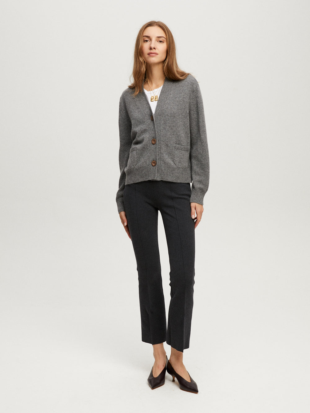 CARDIGAN LOU THUNDER GREY