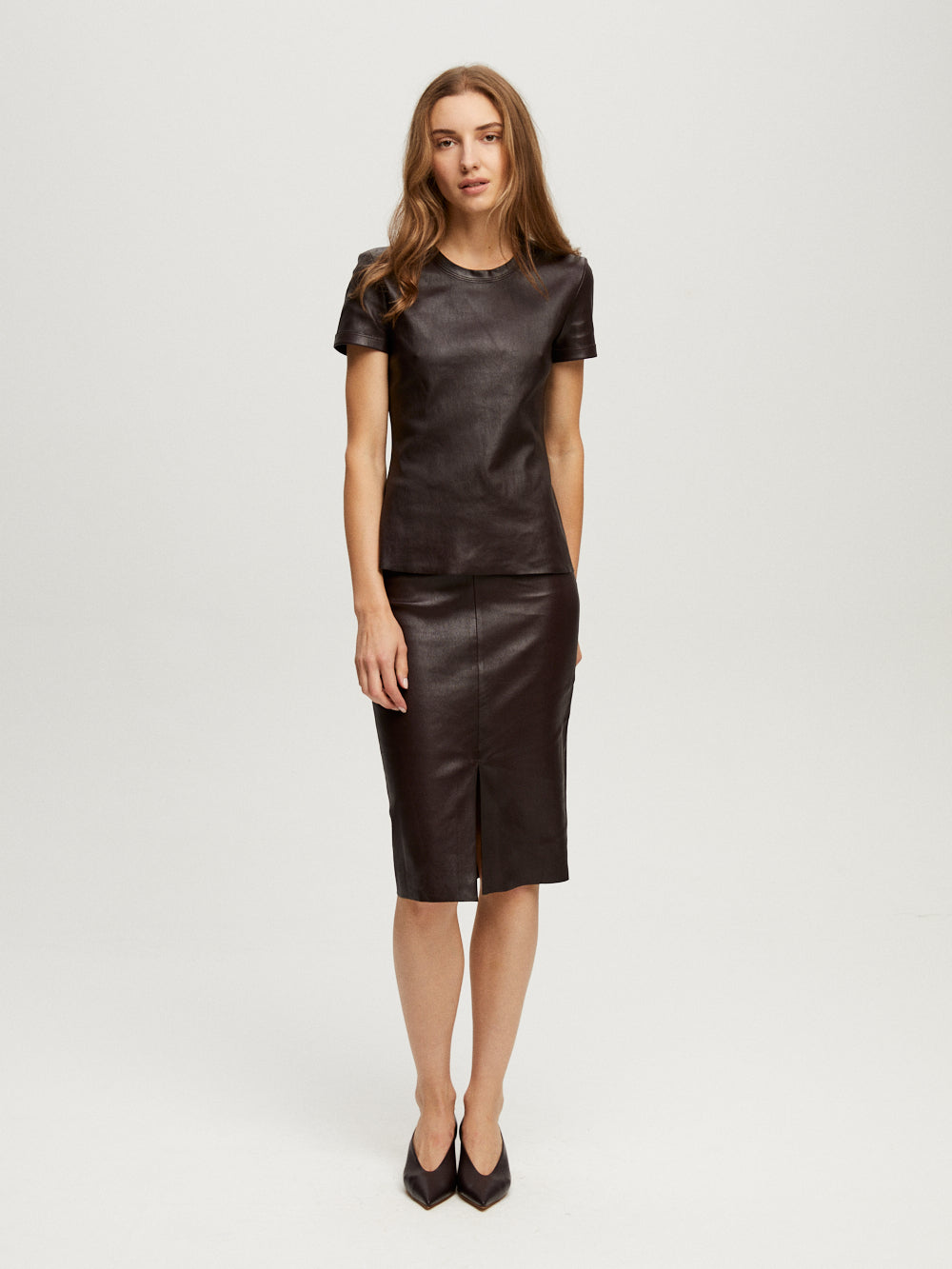 DOGES CARMEN LAMBSKIN SKIRT