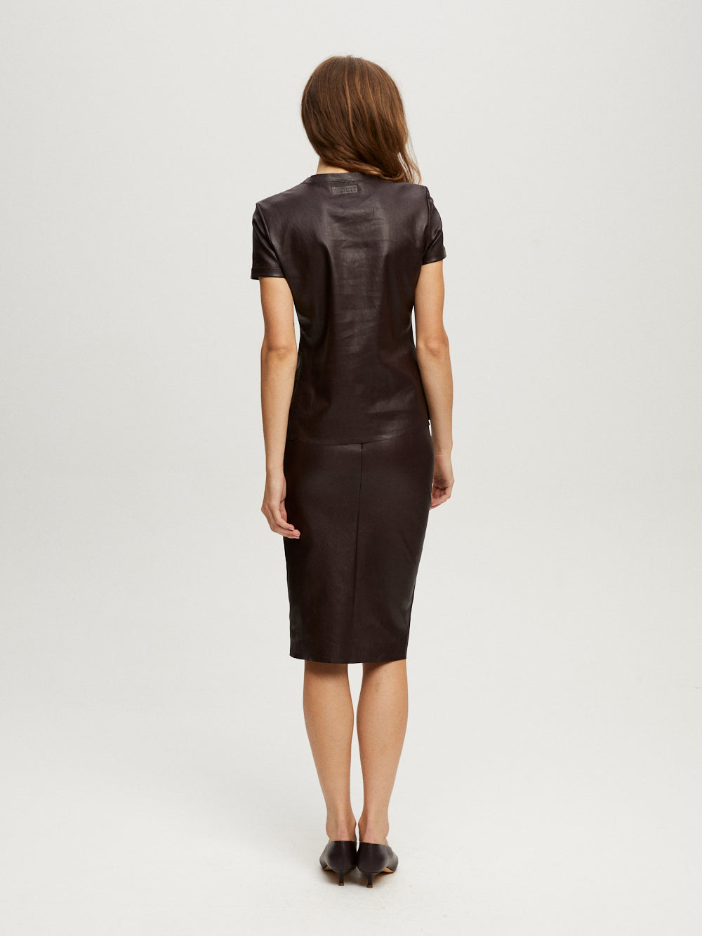 DOGES CARMEN LAMBSKIN SKIRT