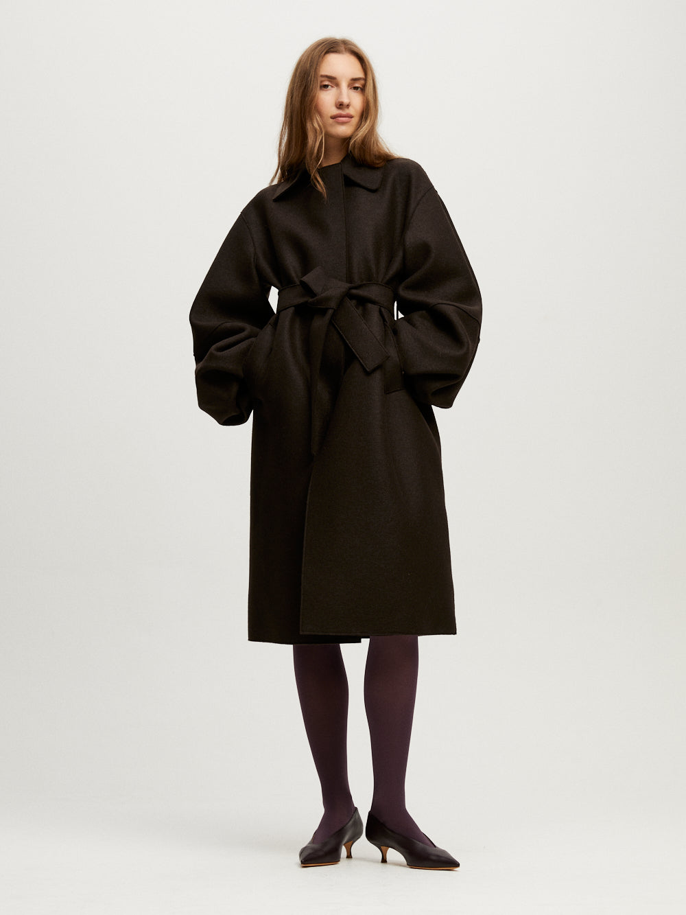 MANTEAU PUFF SLEEVES PRESSED