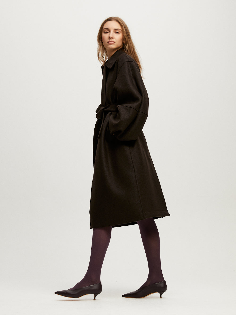 MANTEAU PUFF SLEEVES PRESSED