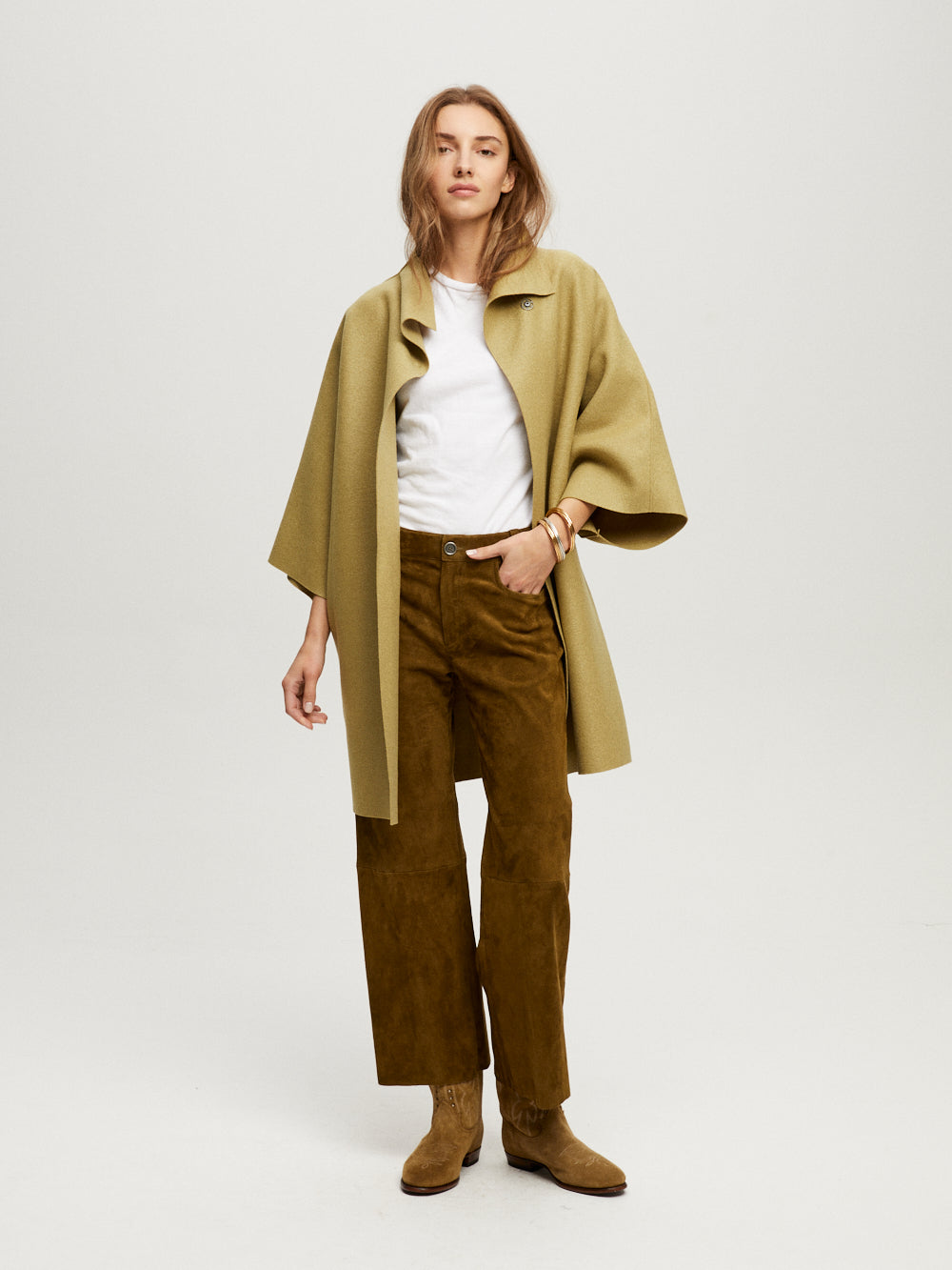 PANTALON LILOU VELOURS BRONZE