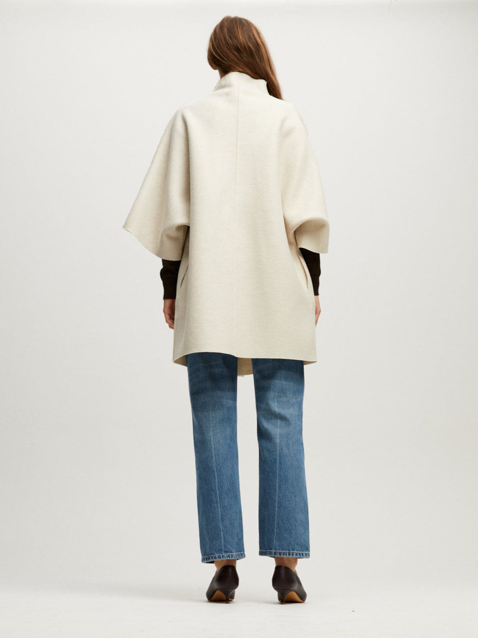 OAT MELANGE KIMONO COAT