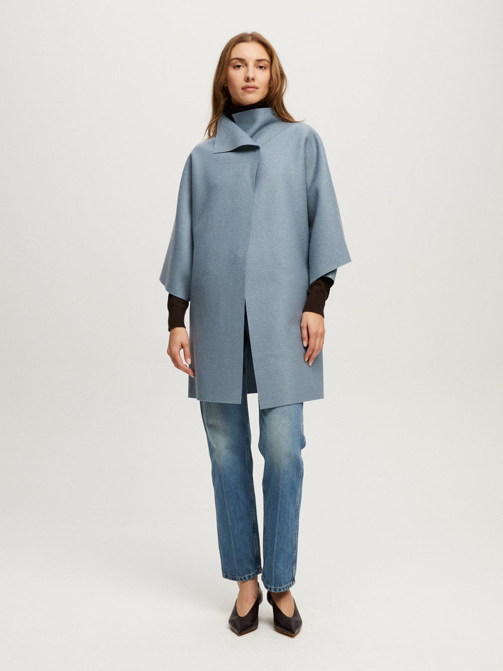 Mineral Gray Kimono Coat