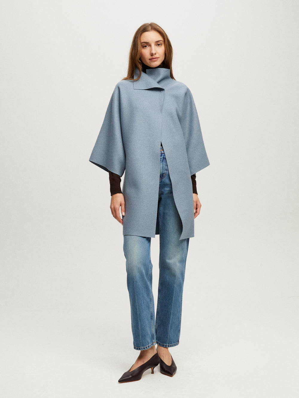 Mineral Gray Kimono Coat