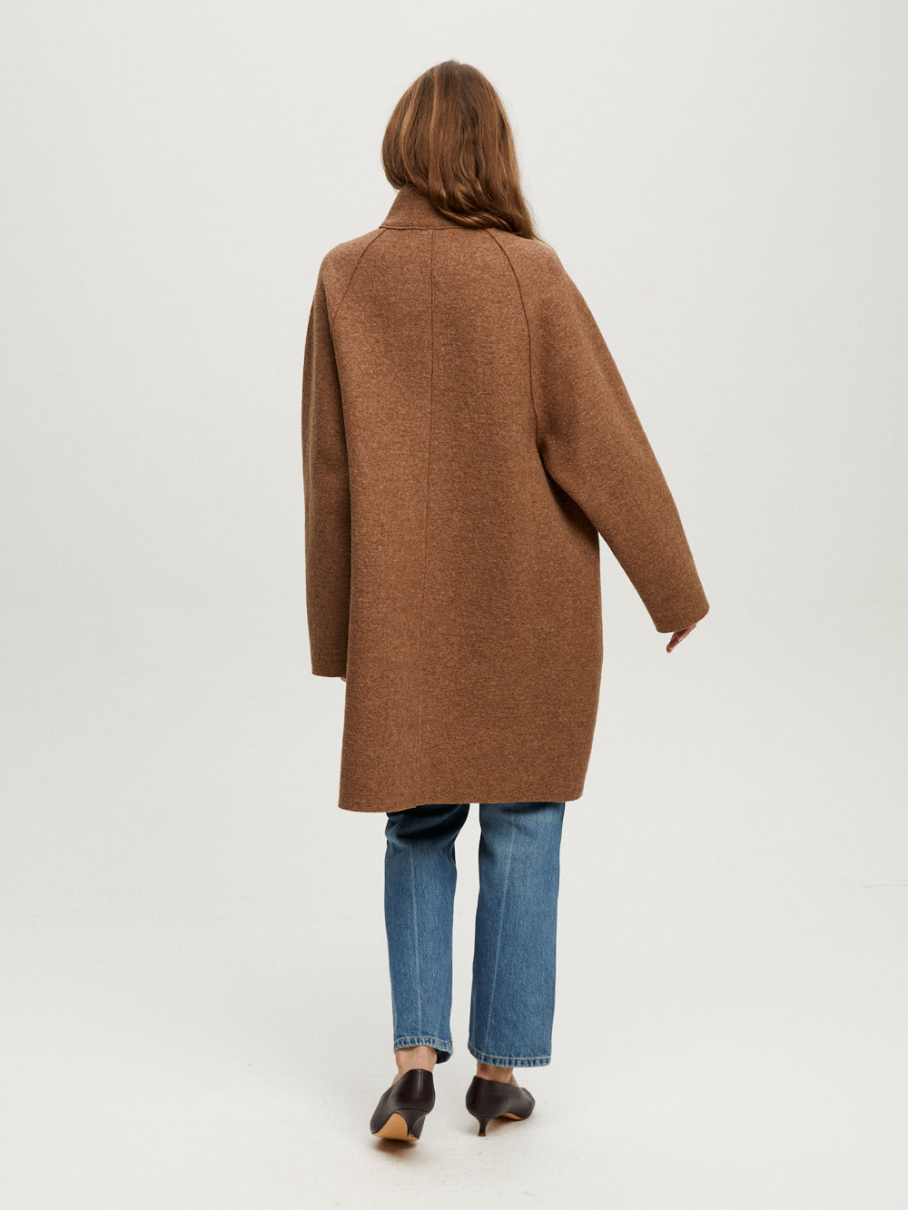 MANTEAU CAPE RAGLAN CARAMEL