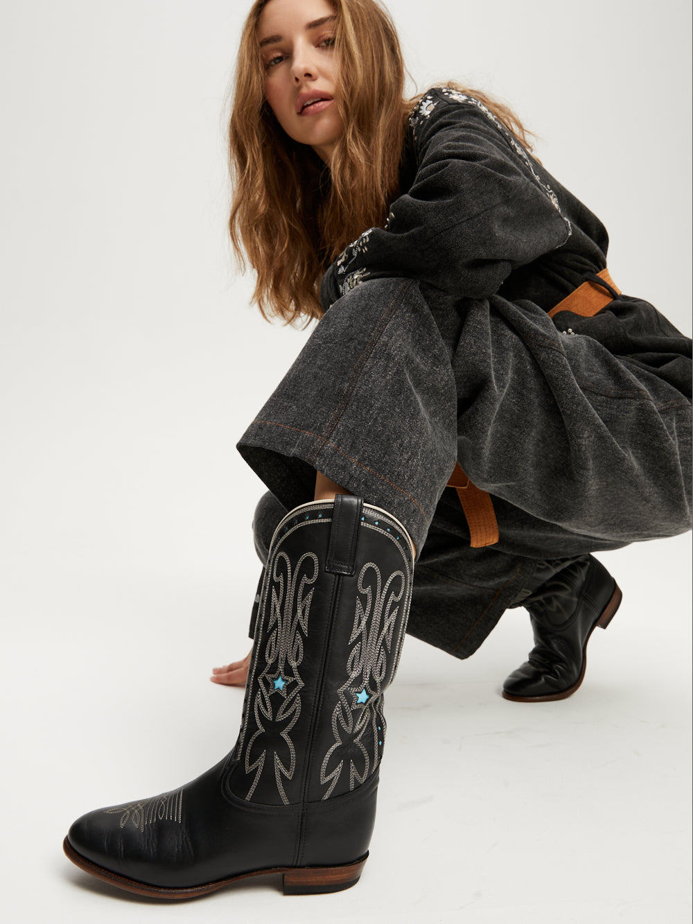 MIDNIGHT RODEO BLACK BOOTS