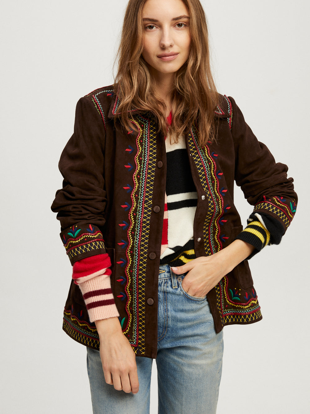BROWN VOLGA JACKET