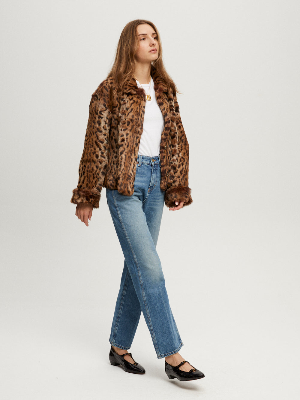VESTE FOURRURE JULEE OZELOT