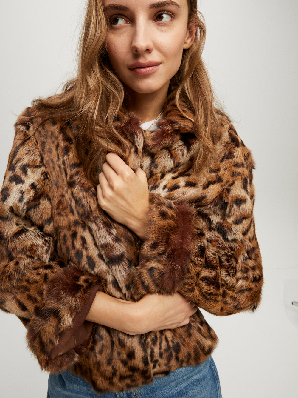 VESTE FOURRURE JULEE OZELOT