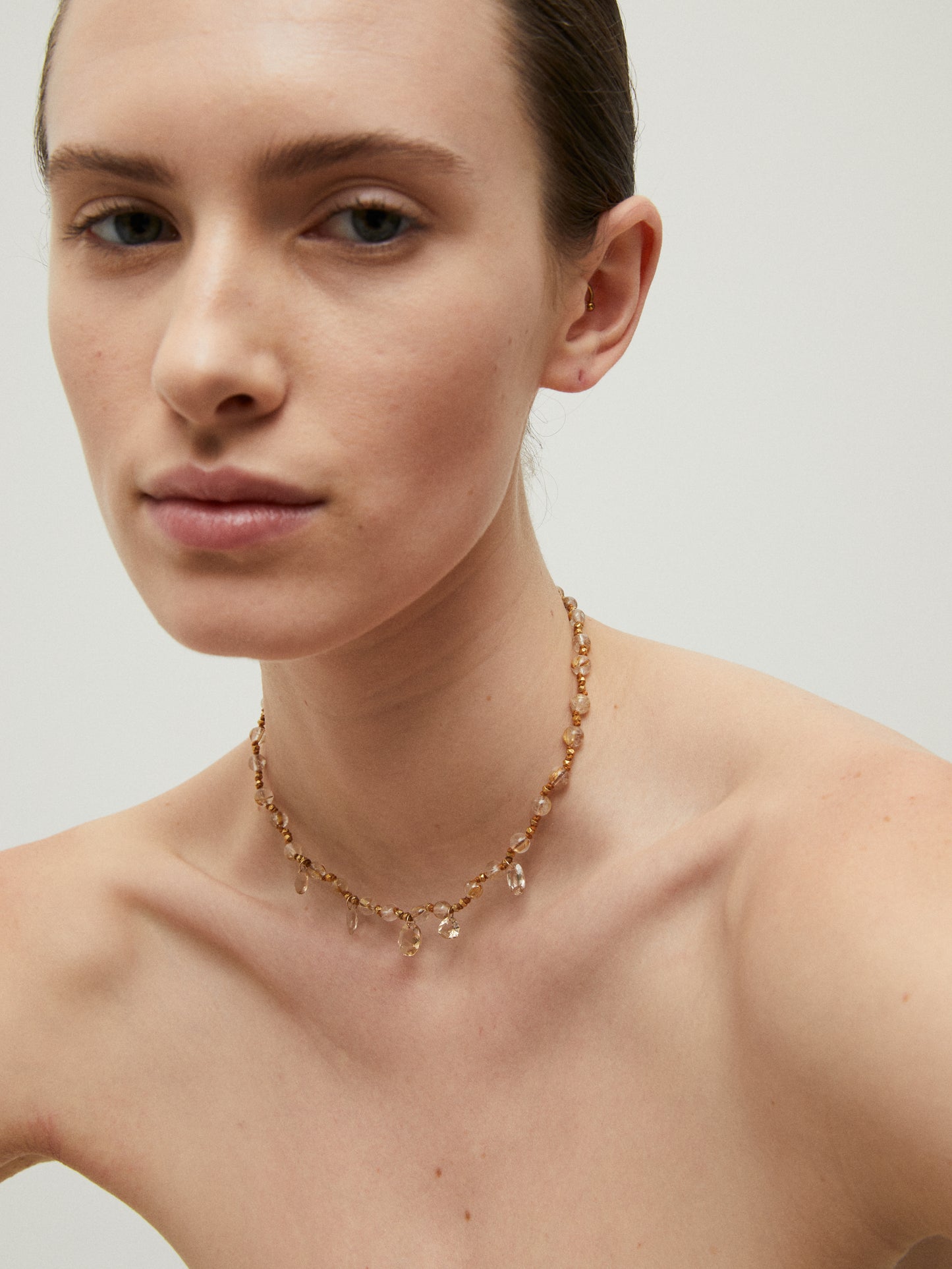 COLLIER LÉA CITRINE & QUARTZ