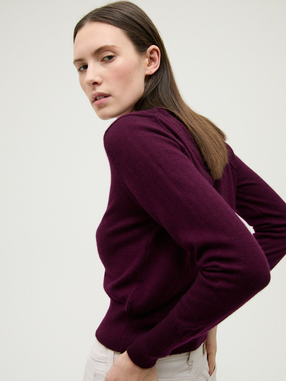 CARDIGAN JULIETTE MYRTILLE