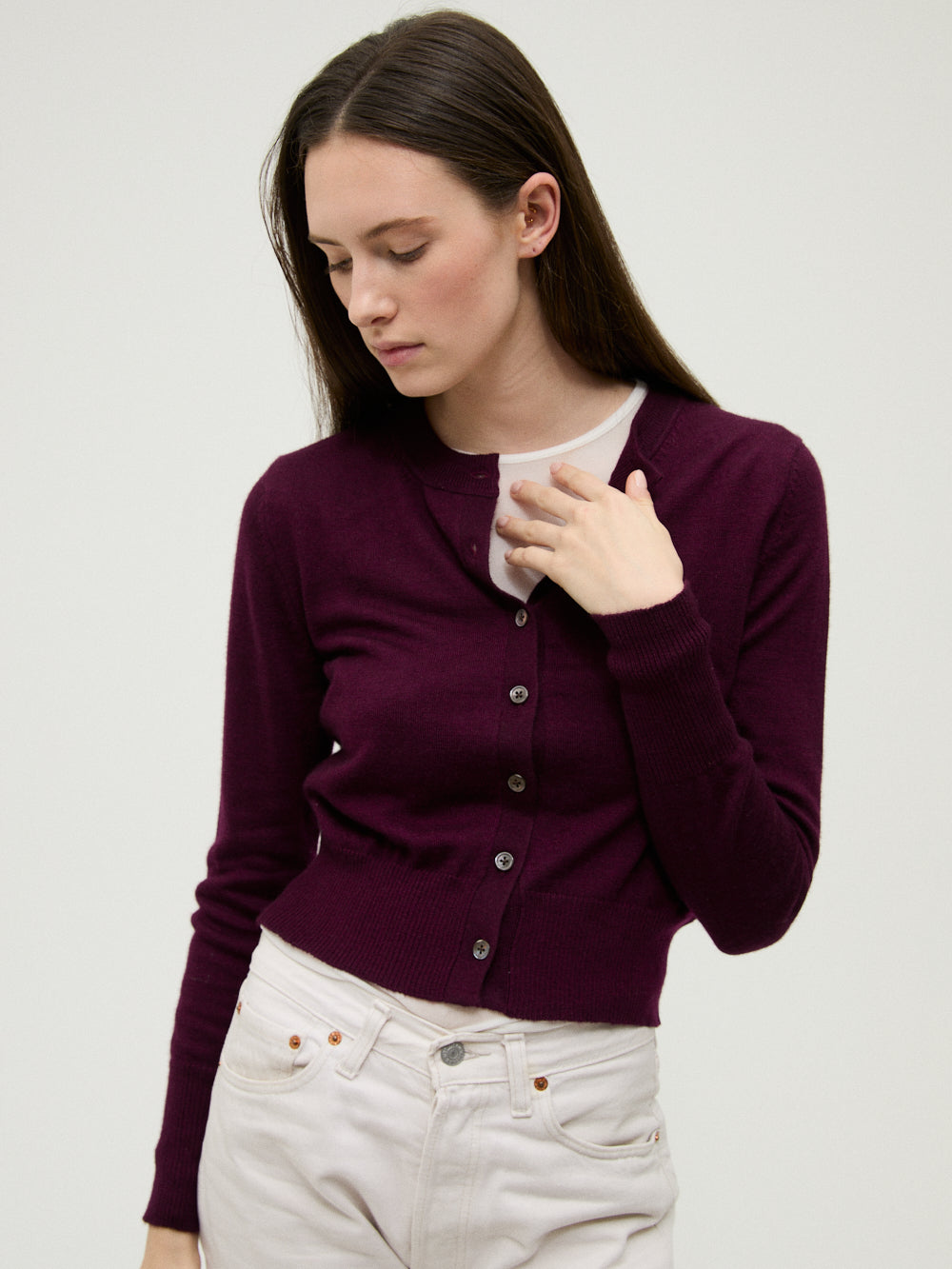 CARDIGAN JULIETTE MYRTILLE