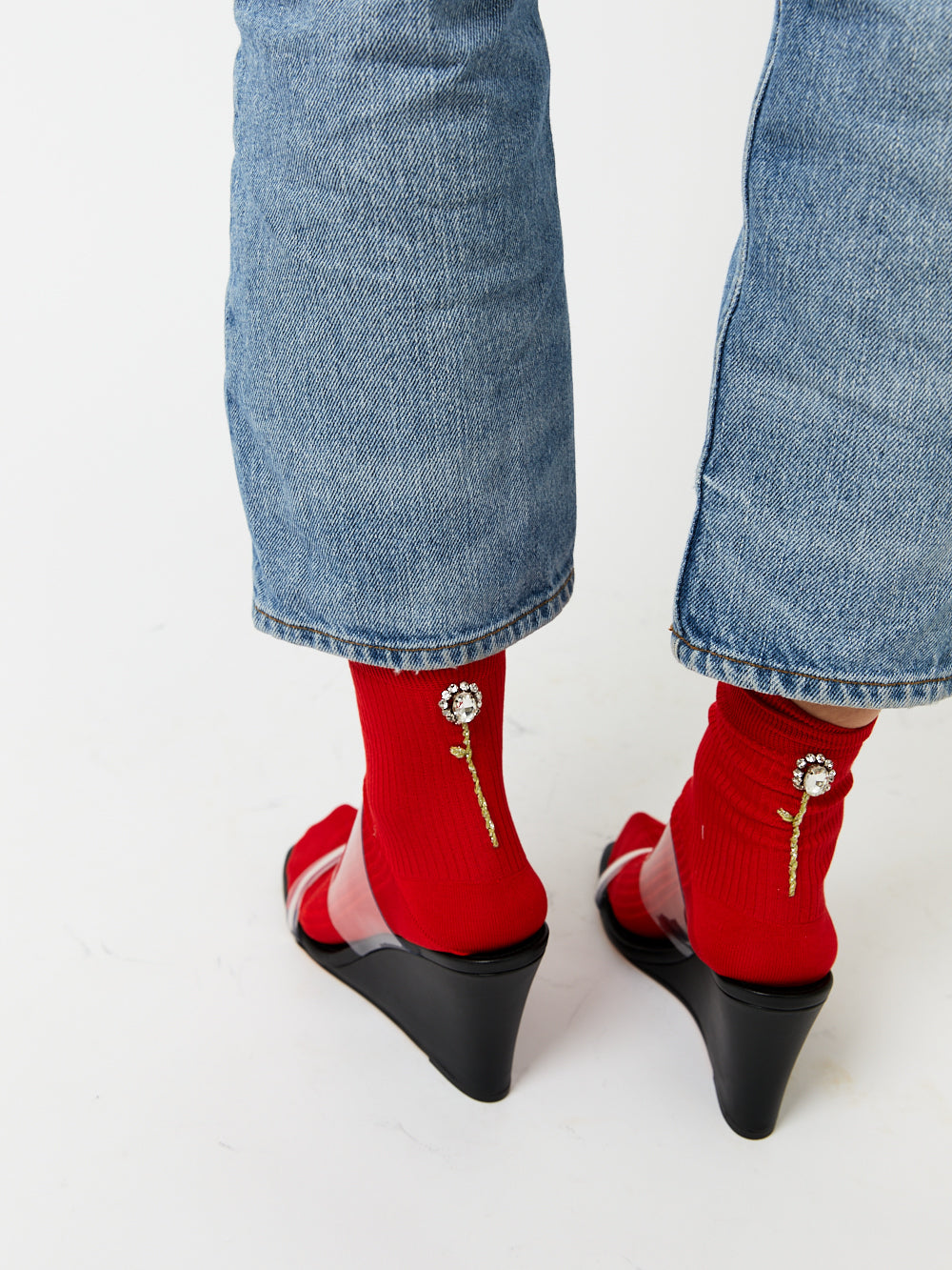 LEONORA RED SOCK