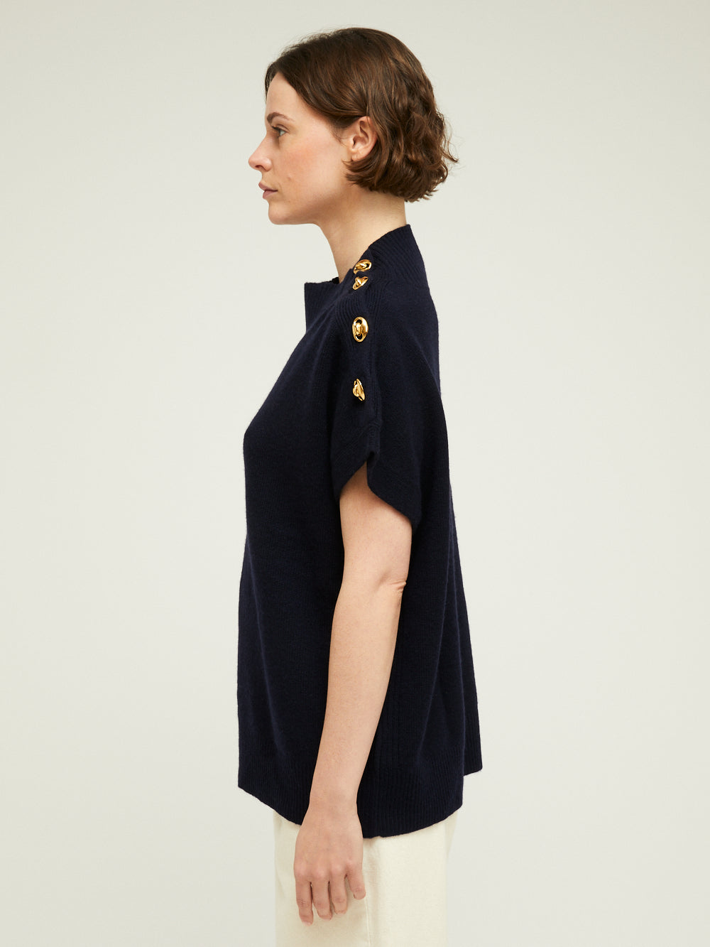 GREGOR NERO NAVY SWEATER