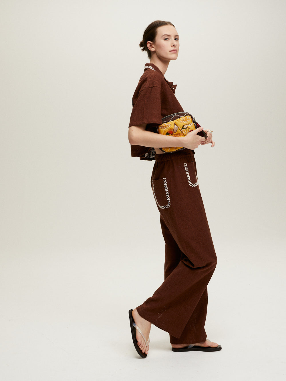 CHEMISE VENISE CHOCOLAT