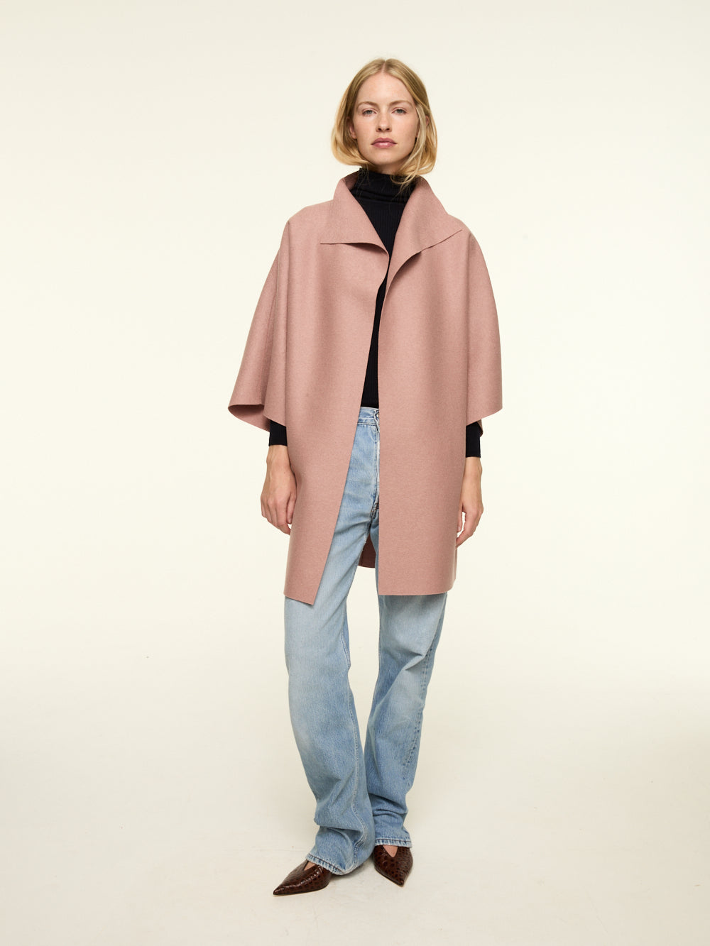 MANTEAU KIMONO ROSE