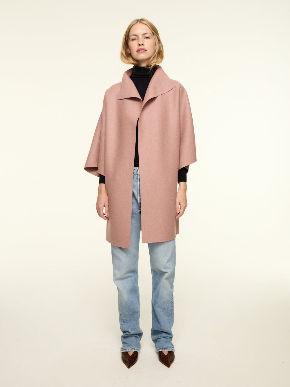 MANTEAU KIMONO ROSE