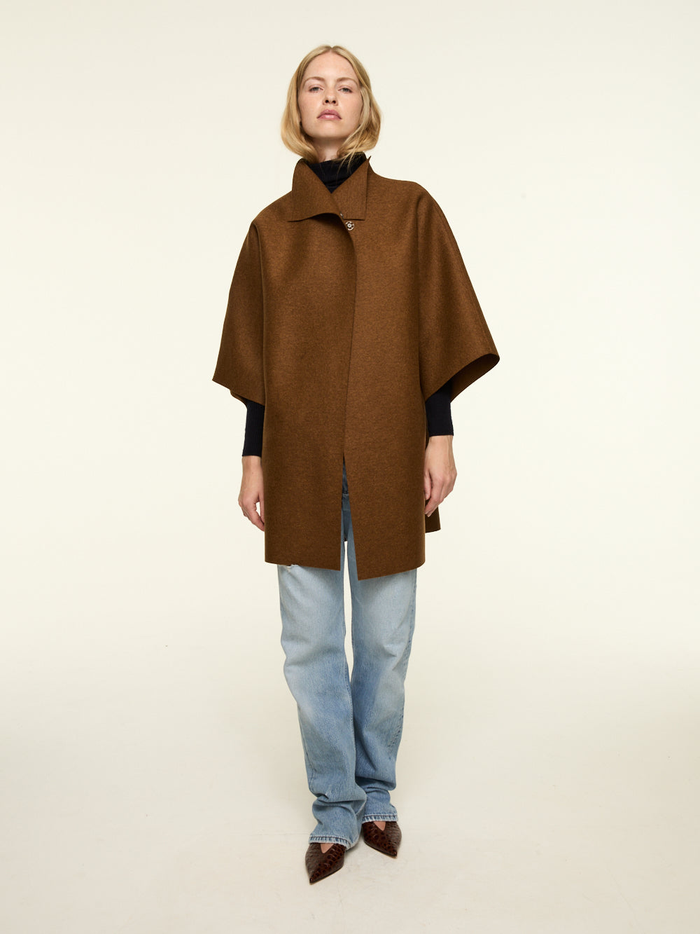 MANTEAU KIMONO BISCUIT